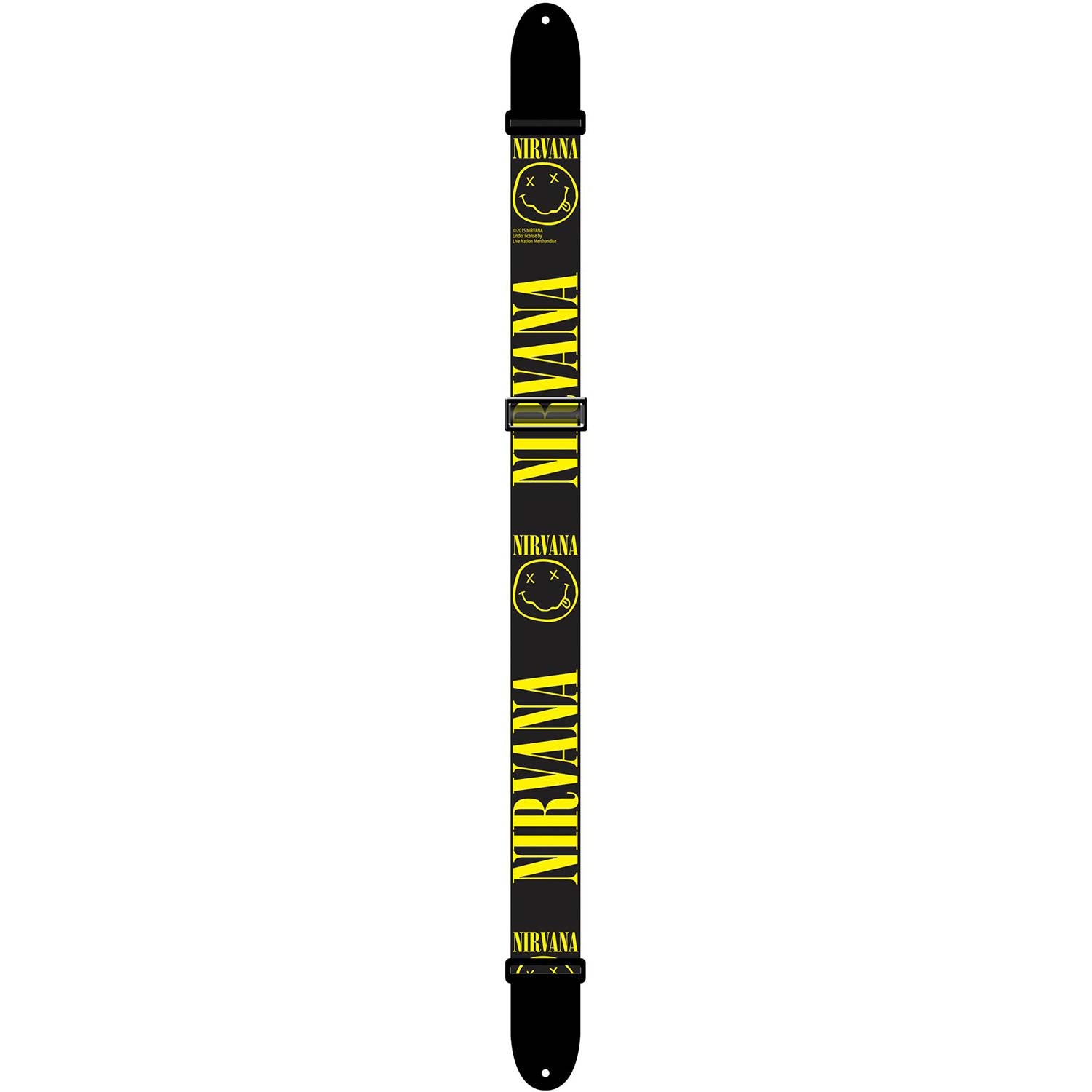 Nirvana Smiley Faces Guitar Strap
