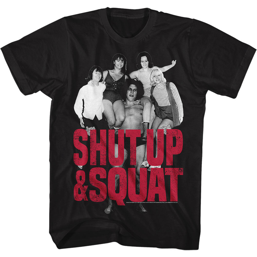 Andre The Giant Shut Up & Squat Slim Fit T-shirt