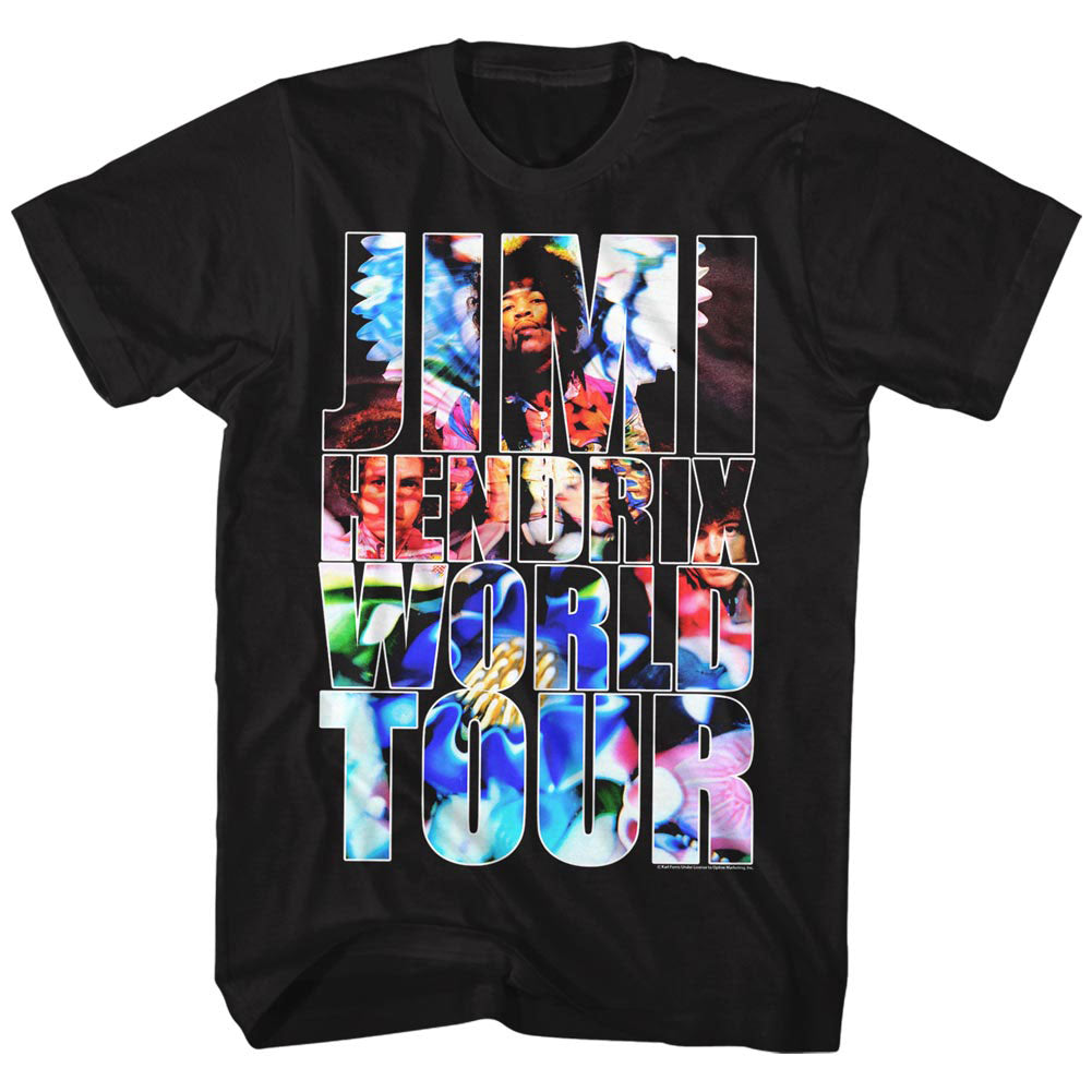 Jimi Hendrix World Tour Slim Fit T-shirt