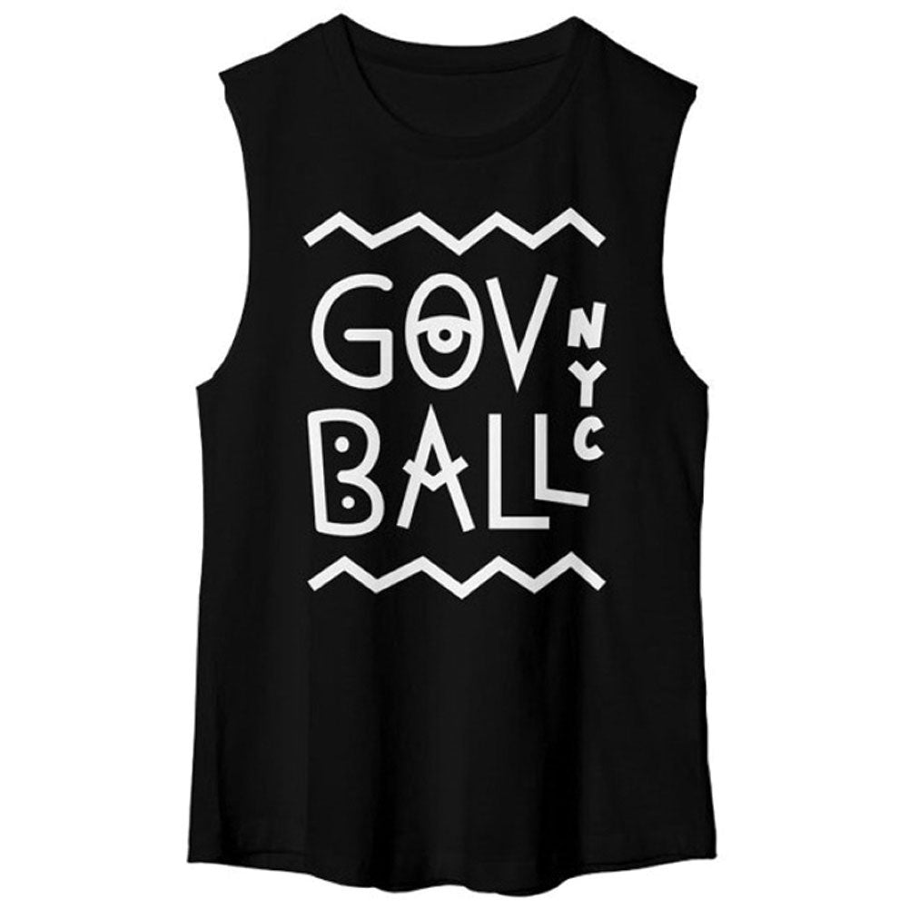 Governors Ball Crazy Eye Sleeveless Junior Top