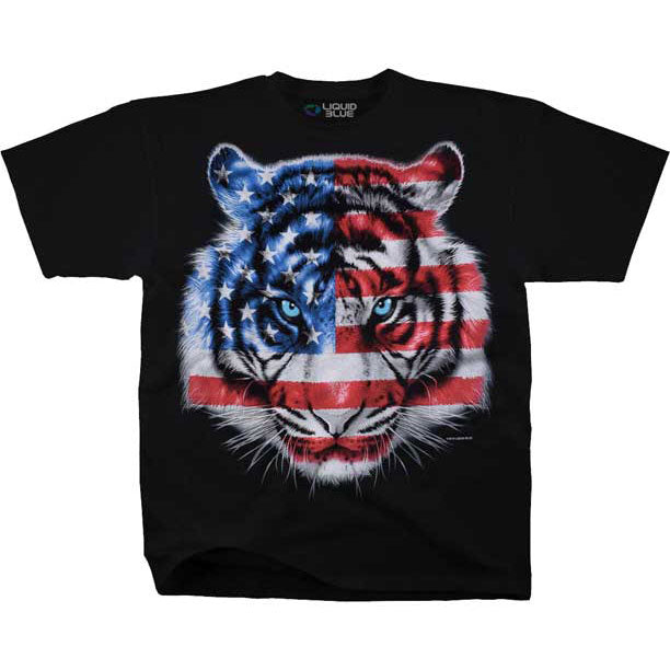 Nature Patriotic Tiger T-shirt