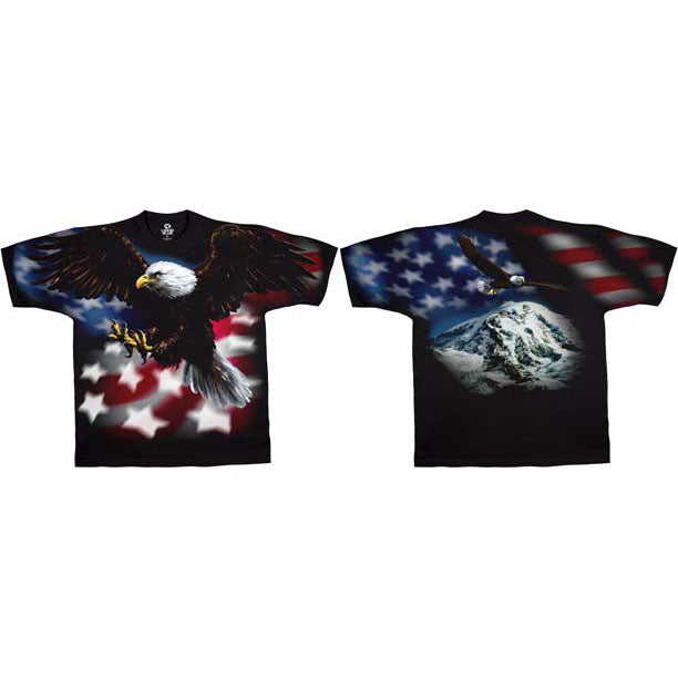 Nature - American Eagle Apparel T-Shirt - Black 