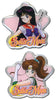 Sailor Mars& Sailor Jupiter Anime Pin Badges