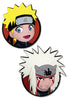 Naruto & Jiraiya Anime Pin Badges