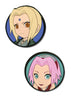 Sakura & Tsunade Anime Pin Badges