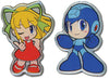 Powered Up Megaman And Roll Anime Pin Badges