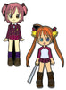 Asuna & Makie Anime Pin Badges
