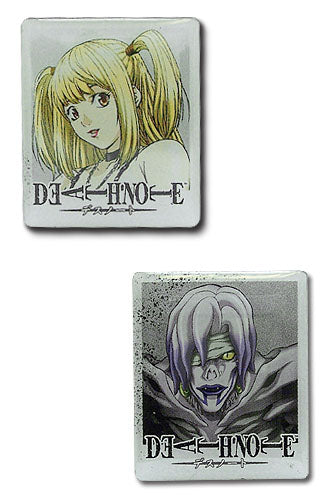 Death Note Misa & Rem Anime Pin Badges