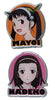 Mayoi & Nadeko Anime Pin Badges