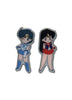 Sailor Mercury & Sailor Mar Anime Pin Badges