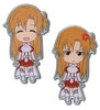 Happy & Angry Asuna Anime Pin Badges