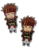 Happy & Angry Klein Anime Pin Badges