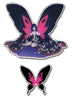 Kuroyukihime & Butterfly Anime Pin Badges