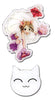 Chiyuri Catgirl & Cat Anime Pin Badges