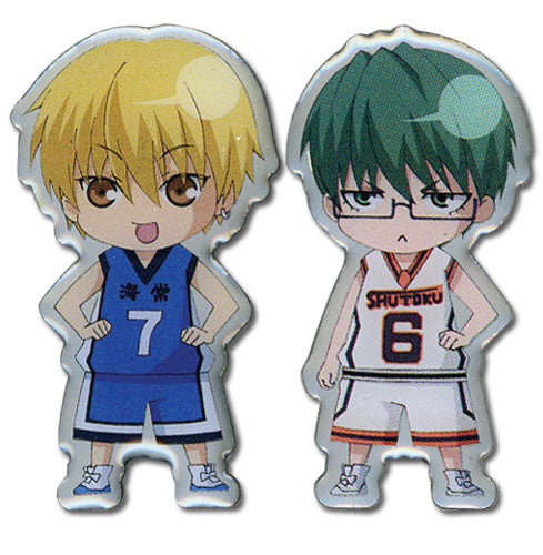 Kurokos Basketball Ryota And Yukio Anime Pin Badges