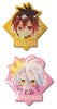 Sora & Shiro Anime Pin Badges