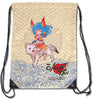 Chibiterasu & Nanami Anime Drawstring Backpack