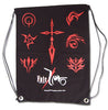 Command Seals Anime Drawstring Backpack