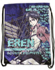 Eren Violet Anime Drawstring Backpack