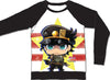 Jotaro Raglan Anime Sublimation Junior Top