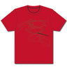 Leaping Inuyasha Outline T Anime Junior Top