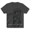 Asuna Sitting Line Art Anime T-shirt