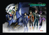 Exia & Pilots Anime WallScroll