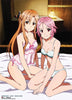 Asuna & Lizbeth Bedtime Anime WallScroll