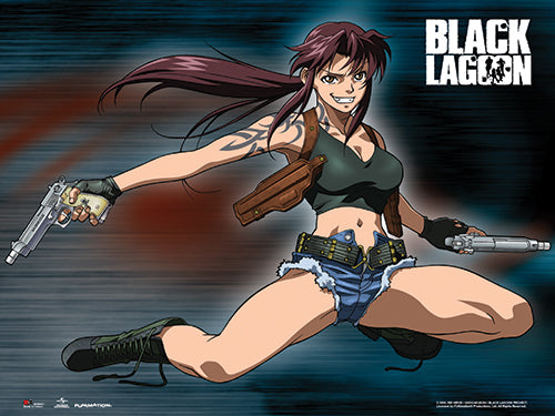 Revy, Black Lagoon, anime, picture-in-picture | 1920x1080 Wallpaper -  wallhaven.cc