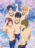 Group In Pool With Sakura Anime WallScroll