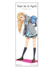 Kaori Human Size Anime WallScroll