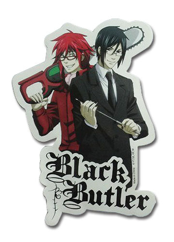 Black Butler Grell And Sebastian Sensei Anime Sticker