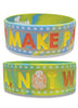 Make Pasta Not War Anime Wristband