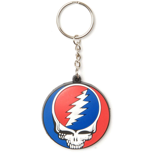 Grateful Dead Steal Your Face Rubber Key Chain