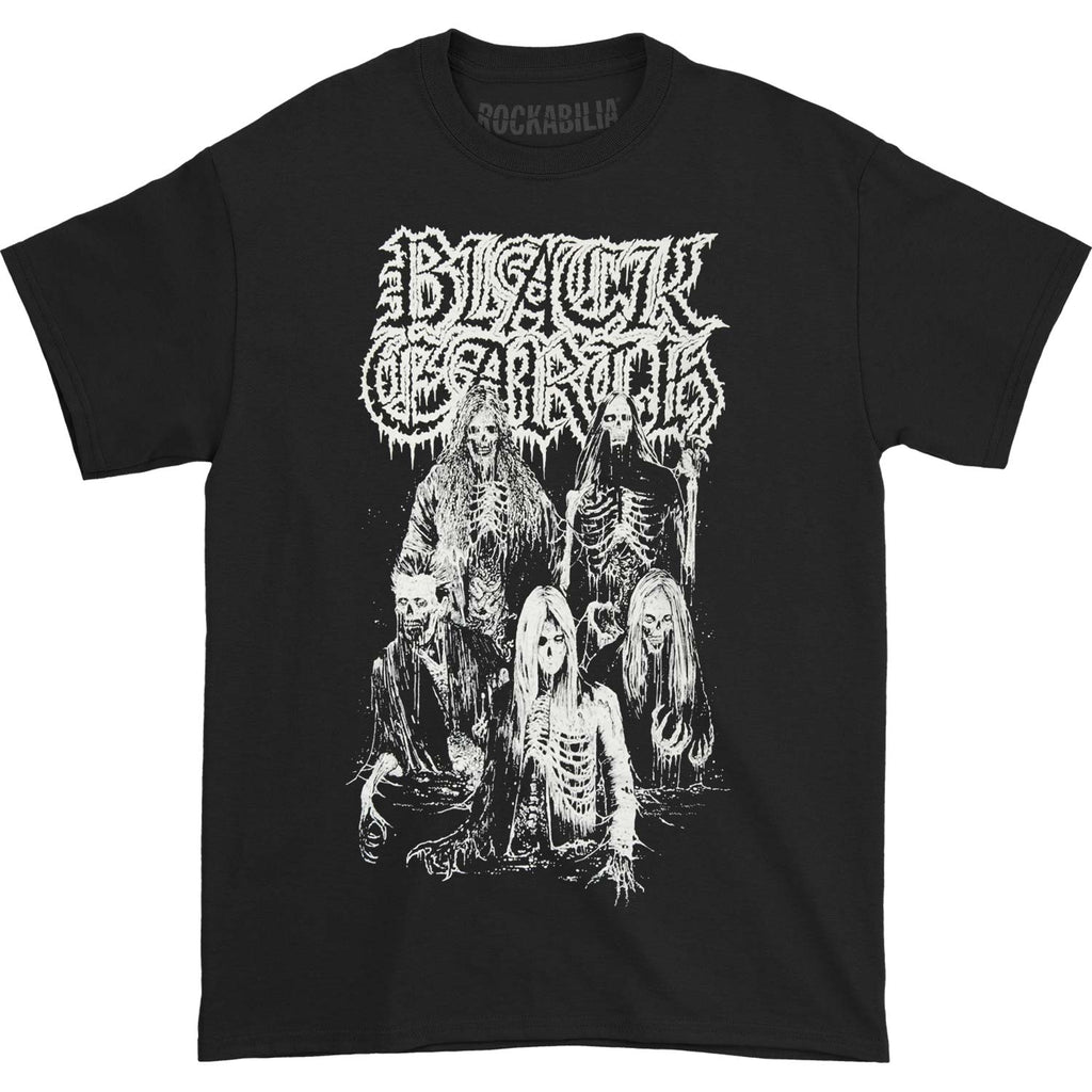 Black Earth Band Zombies Slim Fit T-shirt
