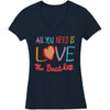 All You Need Is Love V-Neck Junior Top