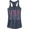 Fix That Ponytail - Racerback Womens Tank