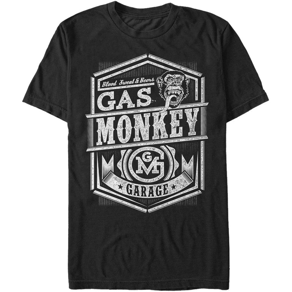 Gas Monkey Monkey Vector T-shirt