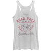 Road Race - Heather - Racerback Womens Tank