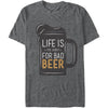 No Bad Beer - Heather T-shirt