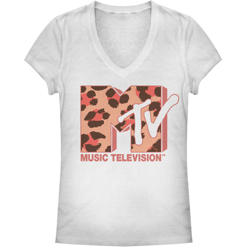 Crazy Spot - Deep V-Neck Junior Top