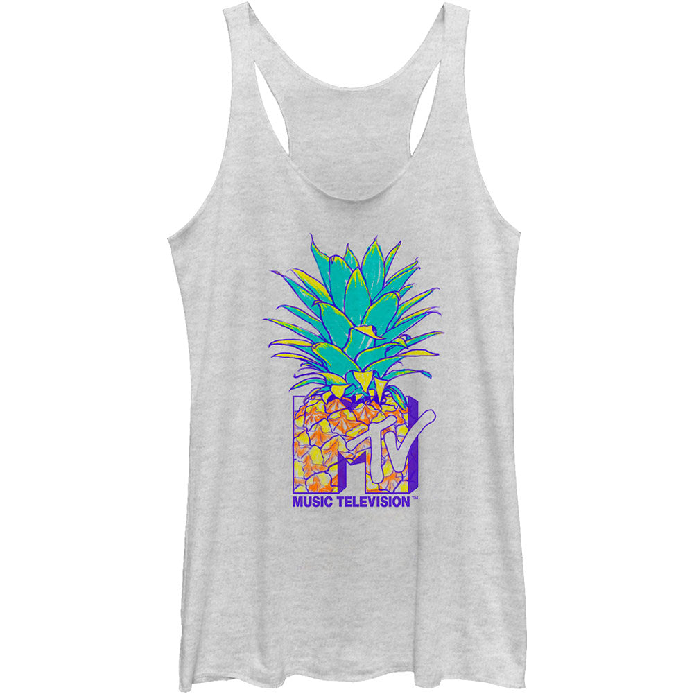 Summer TV - Heather - Racerback Womens Tank