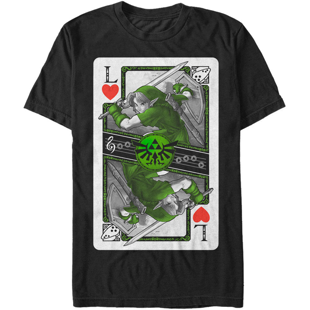 Zelda Link Card T-shirt