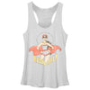 Retro Girl Vintage - Heather - Racerback Womens Tank