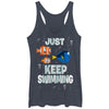 Just Swimming - Heather - Racerback Womens Tank