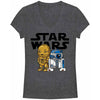 Star Buddies - Heather - Deep V-Neck Junior Top