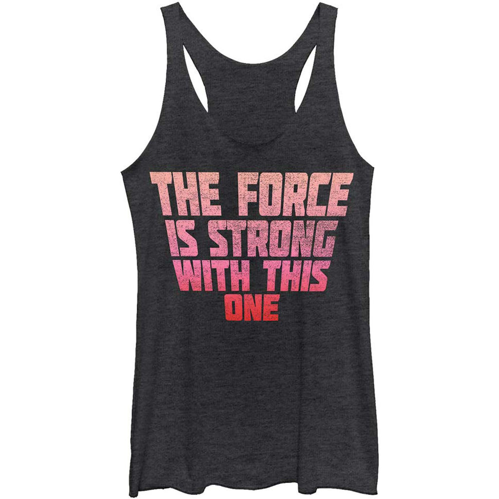 Star Wars Strong Force - Heather - Racerback Womens Tank