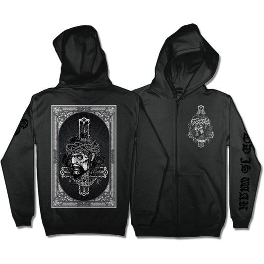 All Pigs Must Die God Is War Zippered Hooded Sweatshirt