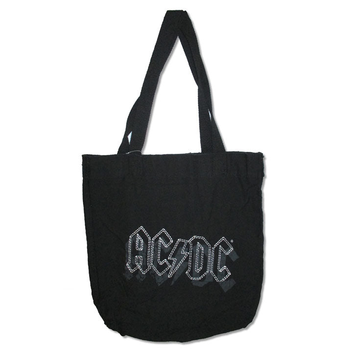 AC/DC Stitched Logo Tote Bag Wallets & Handbags 327733 | Rockabilia ...