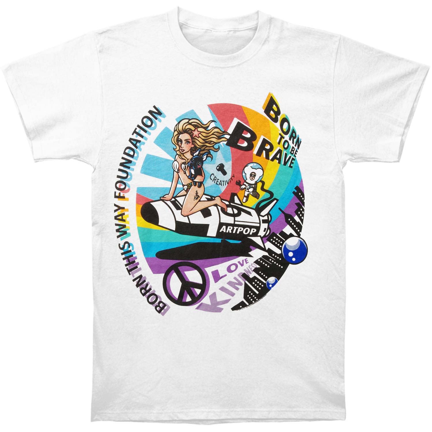 Lady Gaga Born To Be Brave T-shirt